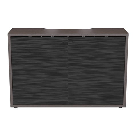 Middle Atlantic Products C3 Slim Line Credenza Series User manual Middle Atlantic Products C3 Slim Line Credenza Series User manual