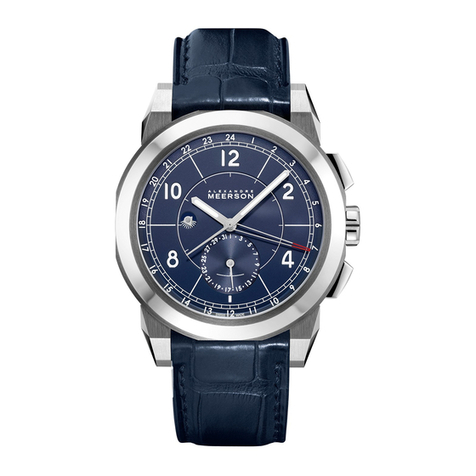 ALEXANDRE MEERSON D15 Mk-1 GMT OPERATING MANUAL & WARRANTY