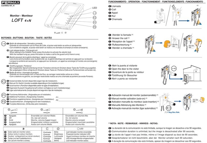 Fermax LOFT 4+N User manual