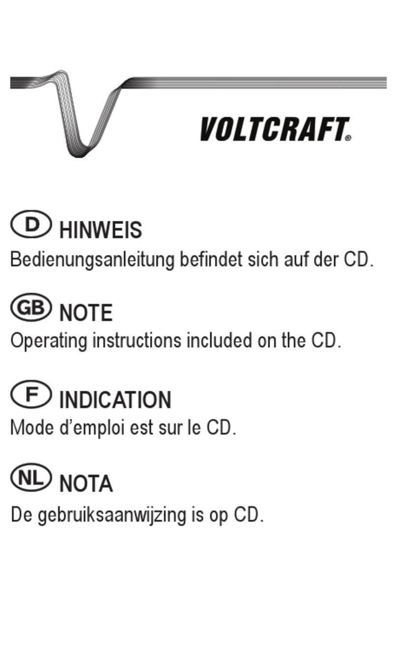 VOLTCRAFT 100055 User manual