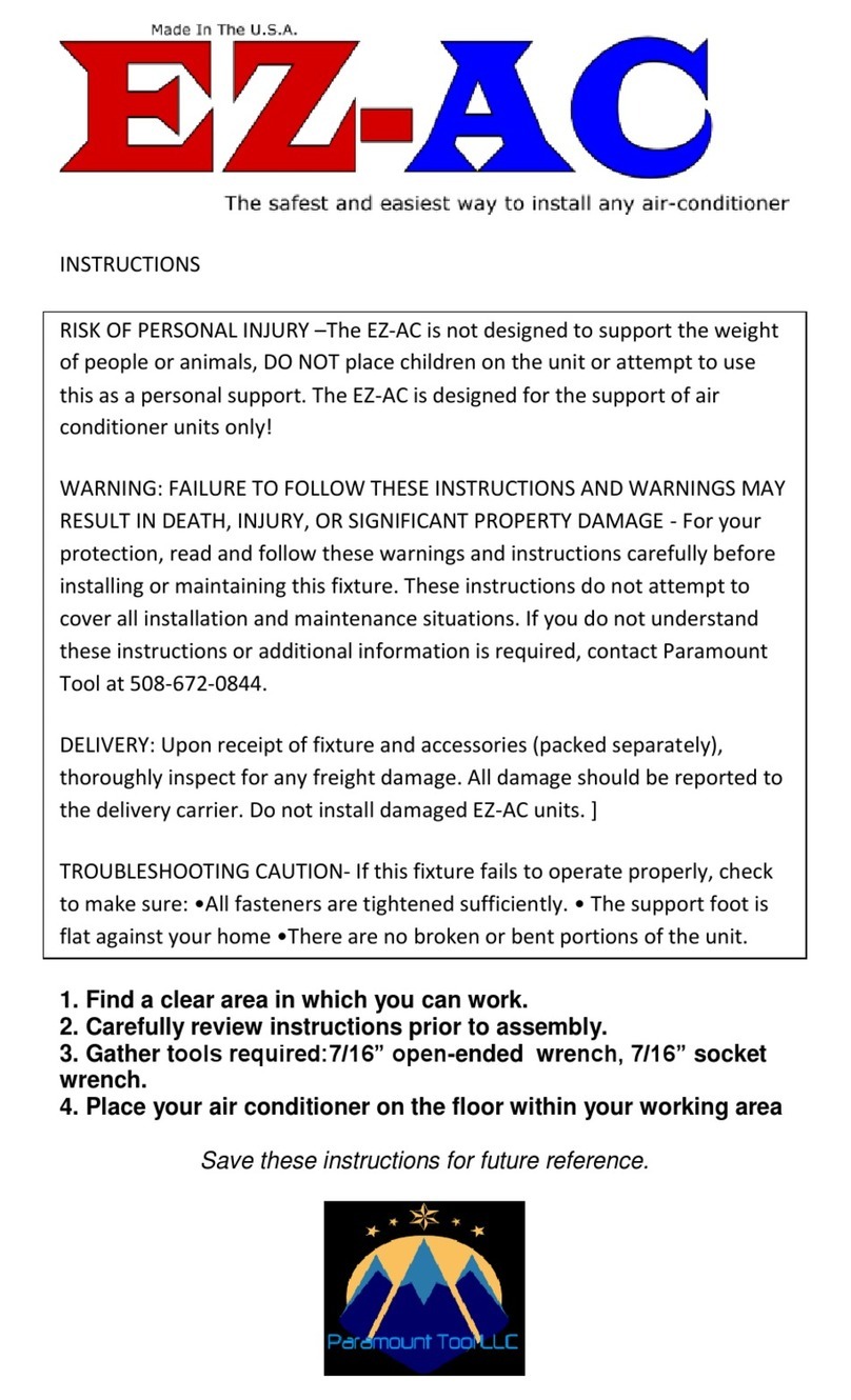 Paramount Fitness EZ-AC User manual
