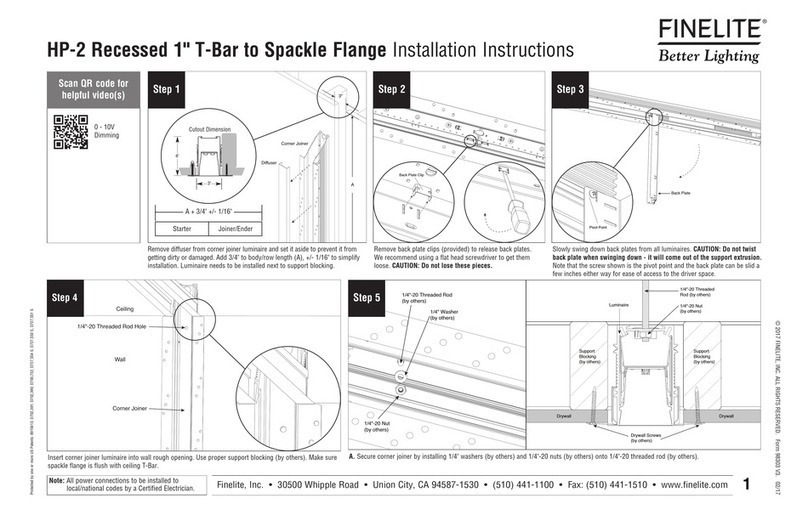 Finelite HP-2 User manual
