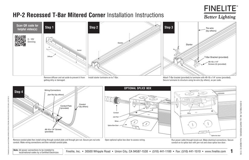 Finelite HP-2 User manual