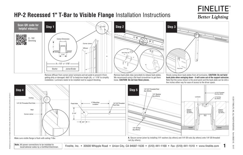 Finelite HP-2 User manual