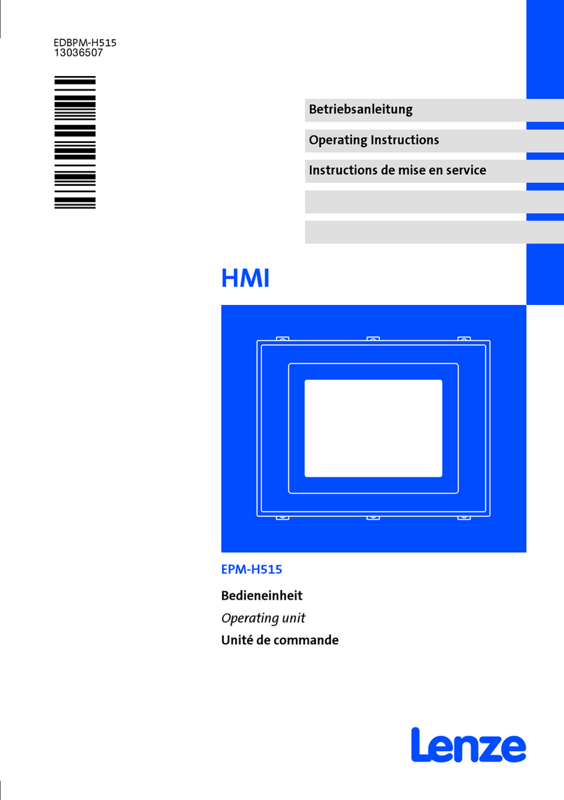 Lenze EPM-H515 operating instructions