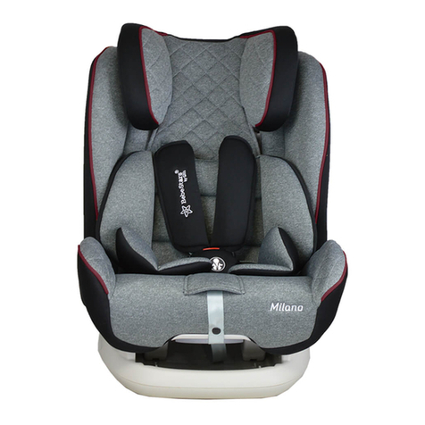 Gilis Bebe Stars Milano Isofix user manual