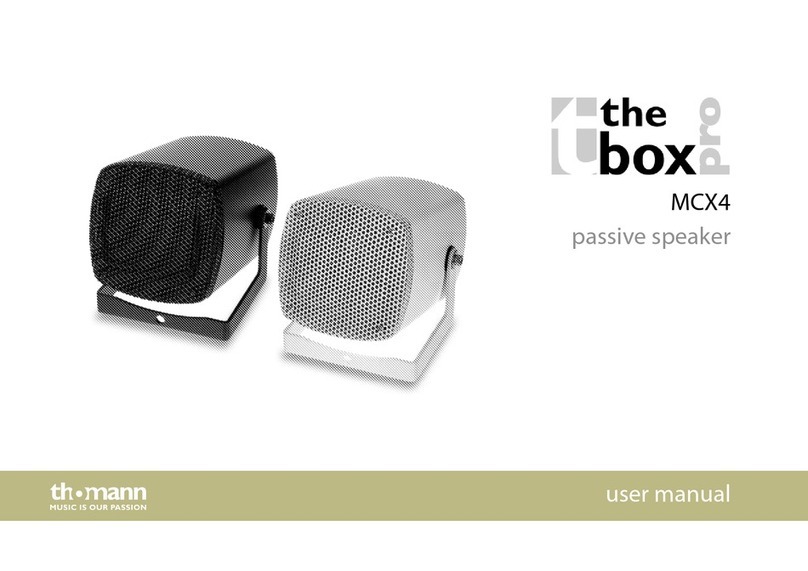 thomann Box Pro MCX4 user manual