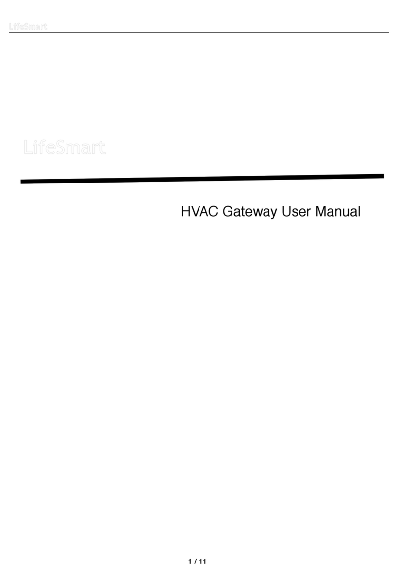Life Smart HVAC Gateway user manual