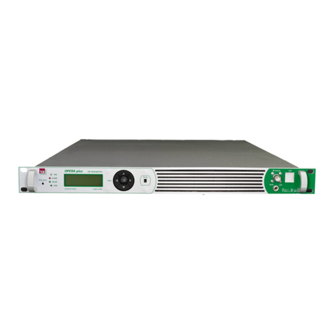 TEM Opera Plus Series User manual