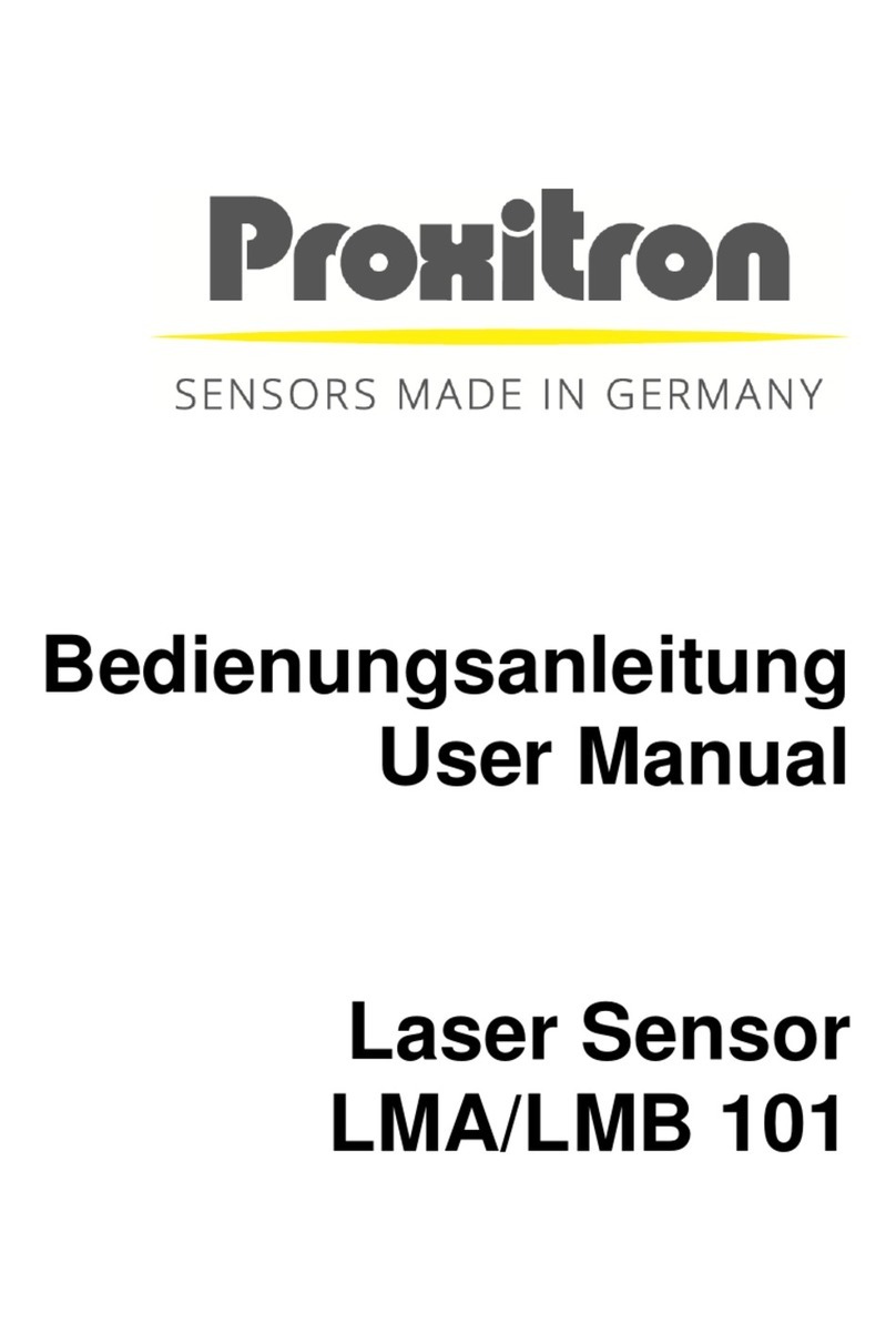 Proxitron LMA 101 user manual