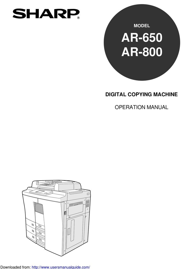 Sharp AR-650 Operation manual