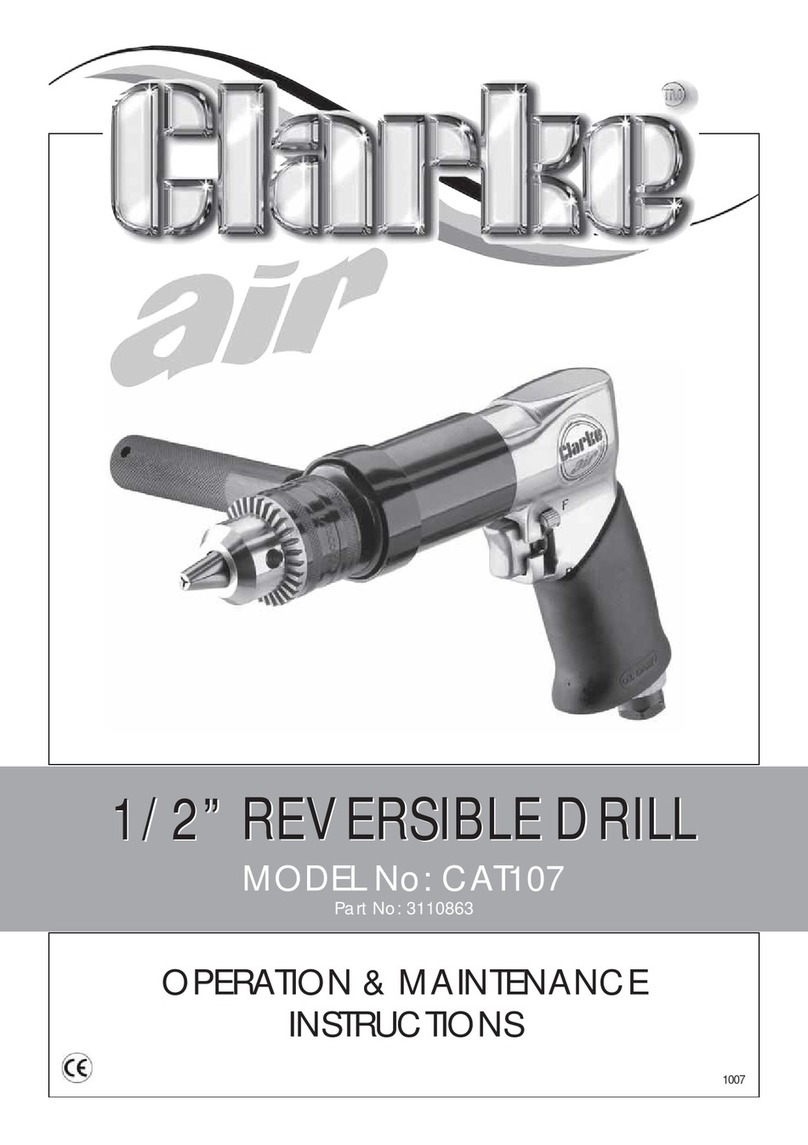 Clarke Air CAT107 Instruction Manual