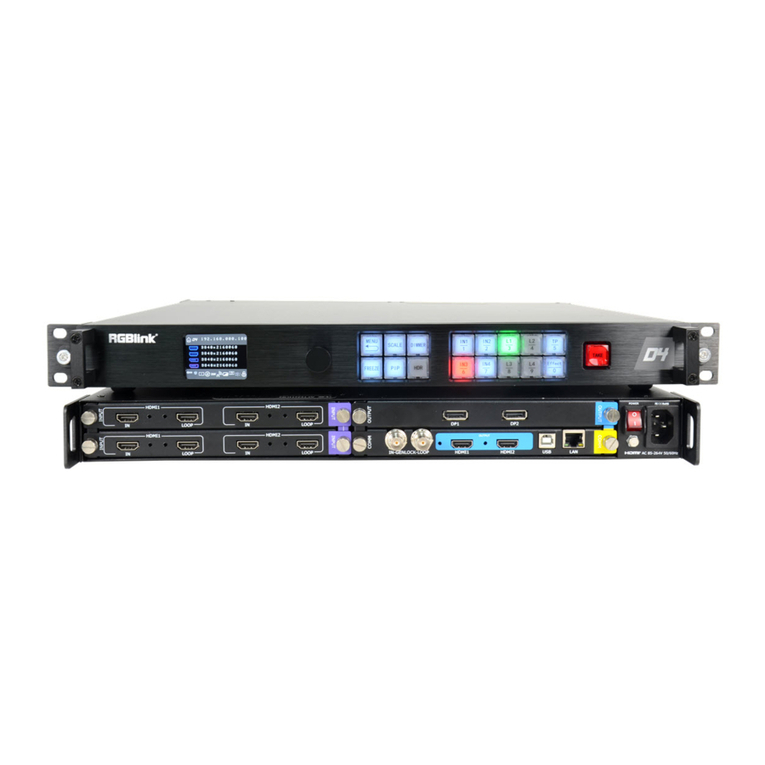 RGBlink D4 User manual
