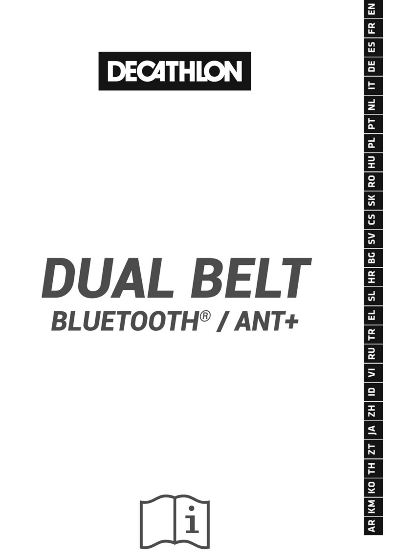 Decathlon DUAL BELT User manual