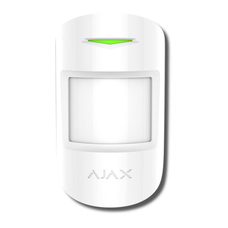 AJAX MotionProtect user manual