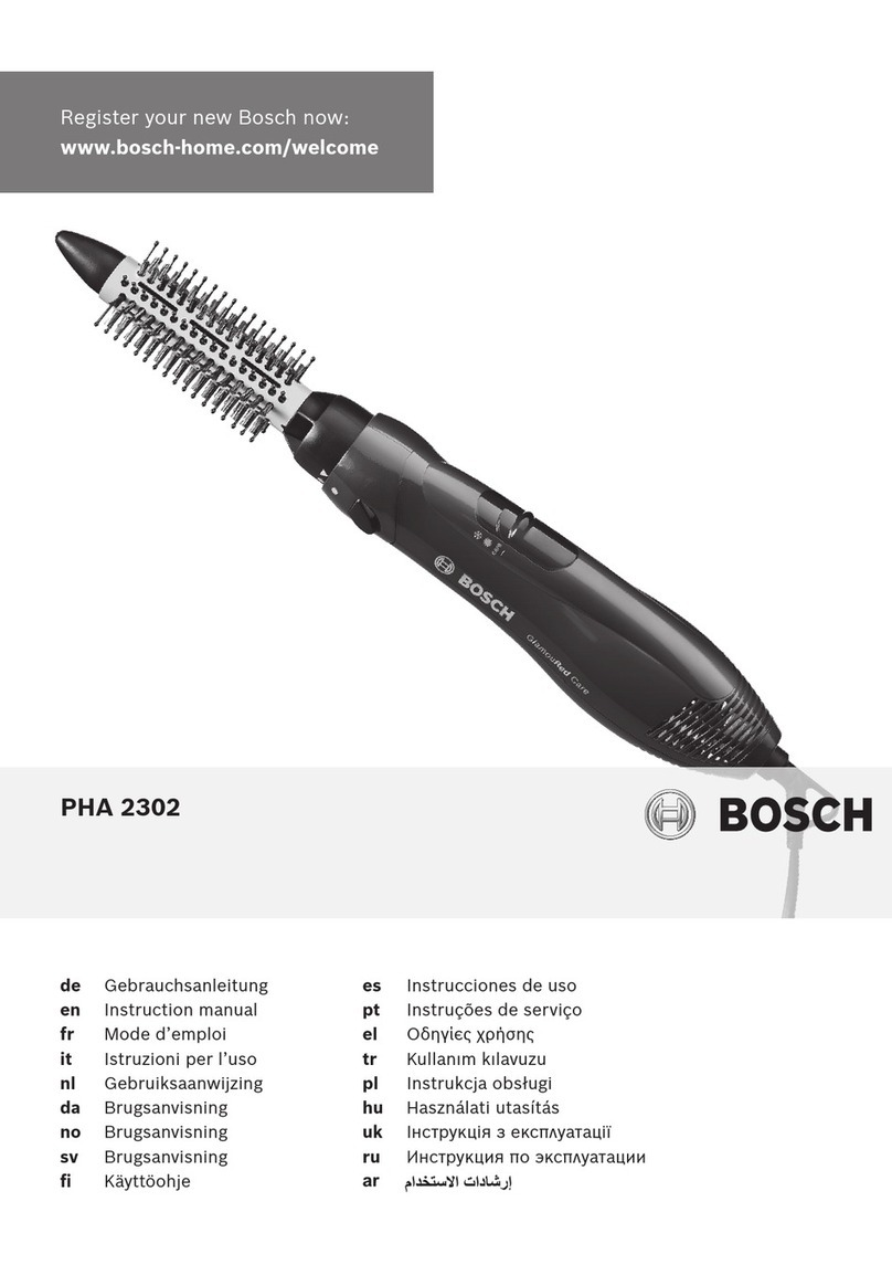 Bosch PHA2302 instruction manual
