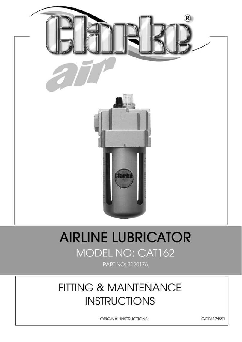 Clarke Air CAT162 Manual