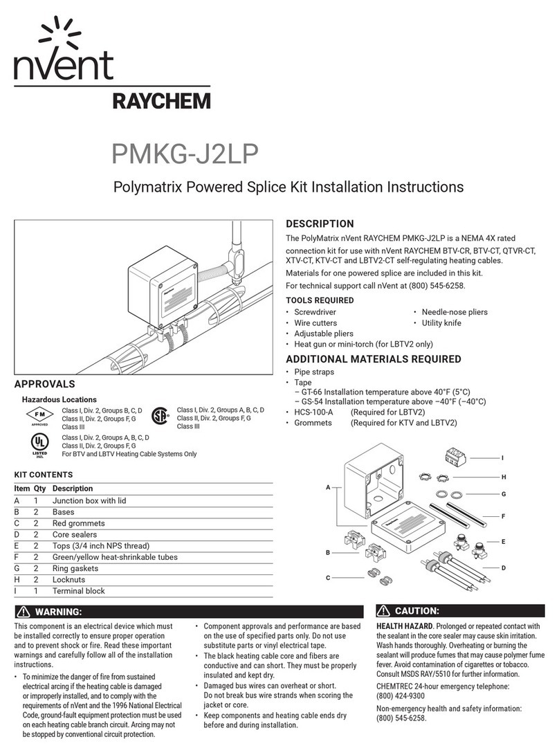 nVent RAYCHEM PMKG-J2LP User manual