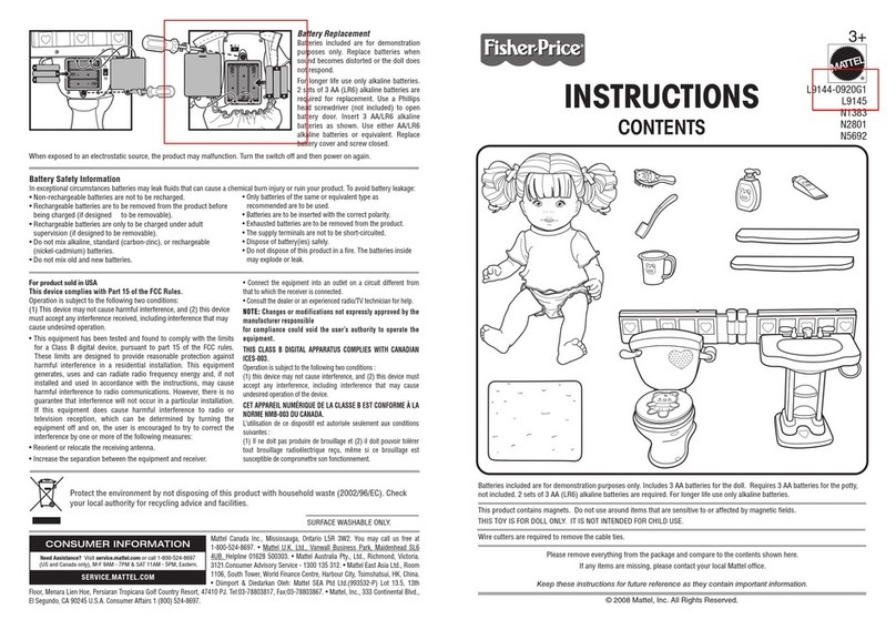 Mattel Fisher-Price N1383 instructions