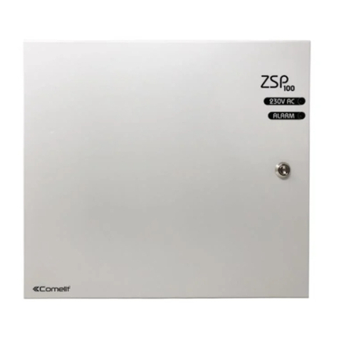 Comelit ZSP100 Series User manual