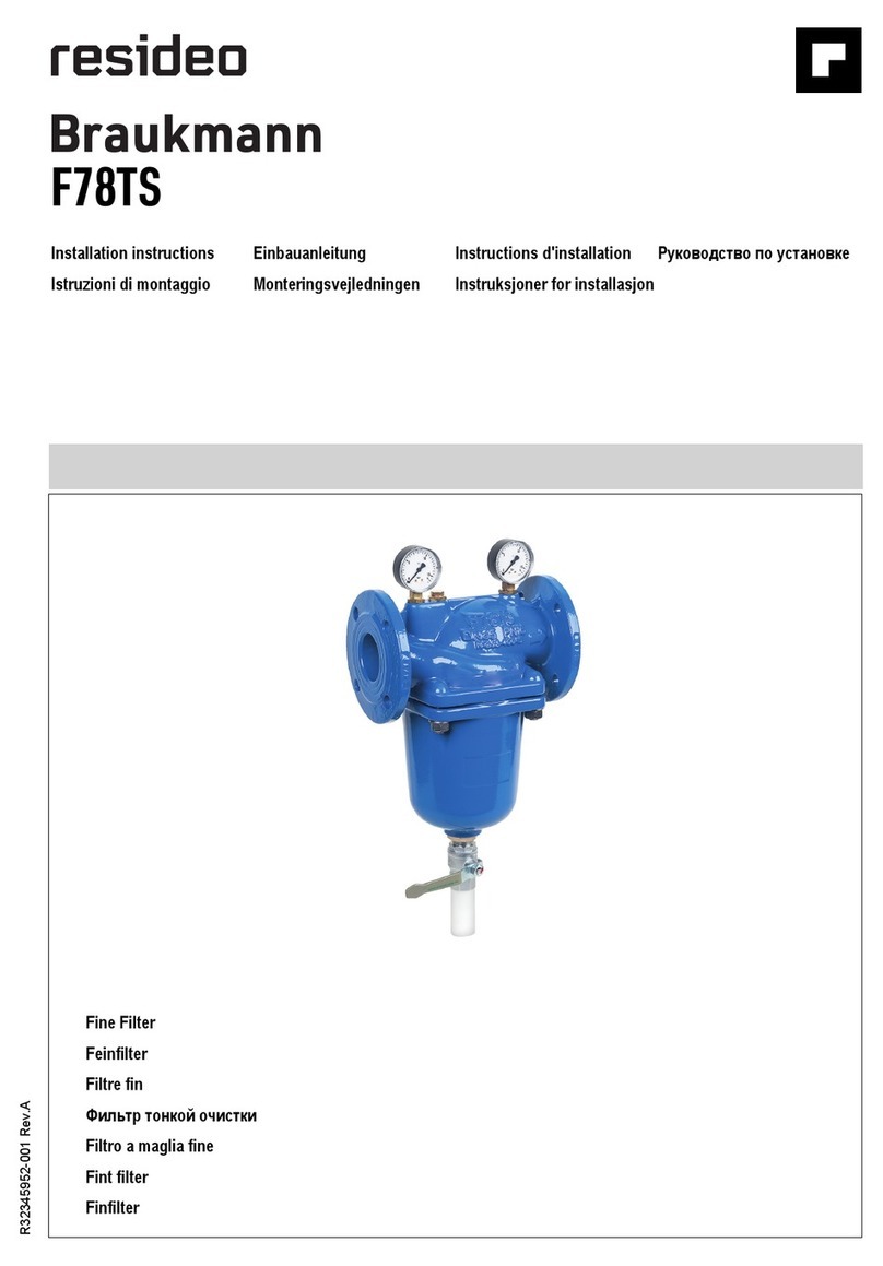 resideo Braukmann F78TS installation instructions