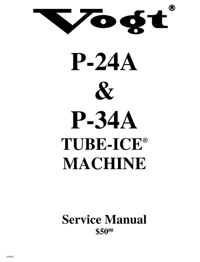 VOGT ICE TUBE-ICE P-24A Service manual