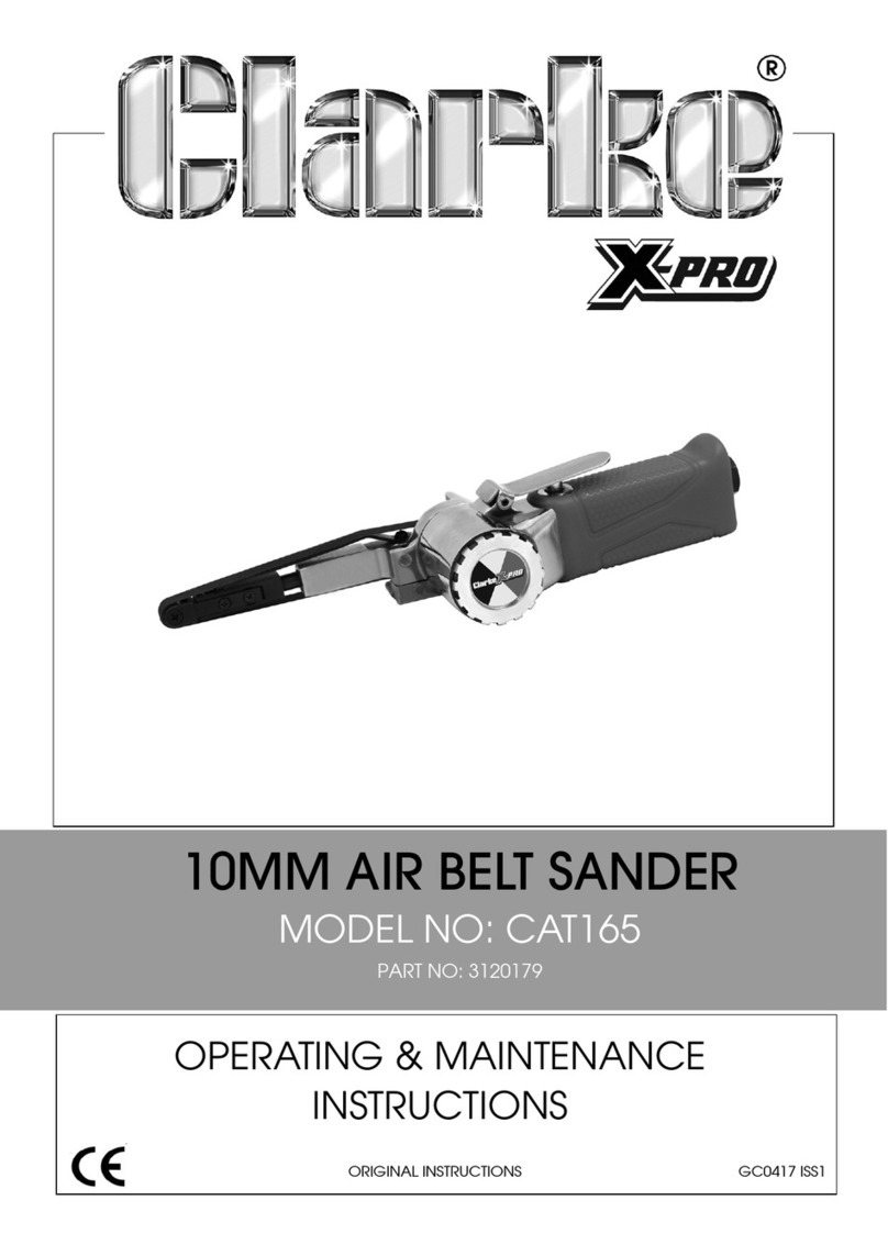 Clarke X-PRO CAT165 Operating & maintenance instructions