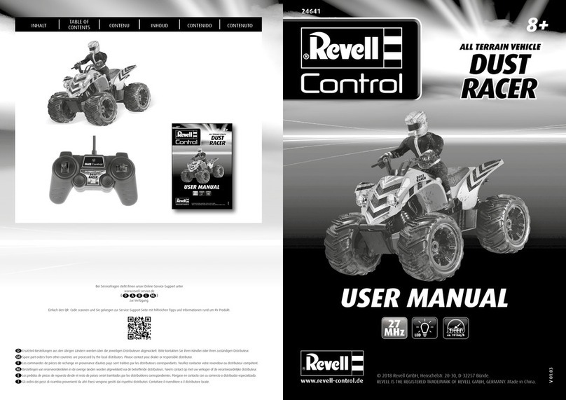Revell Control ALL TERRAIN VEHICLE DUST RACER User manual