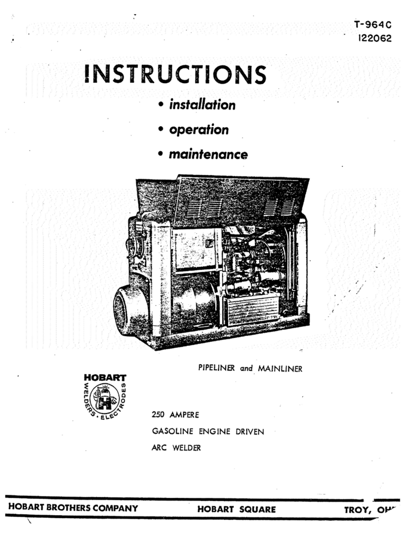 Hobart Pipeliner User manual