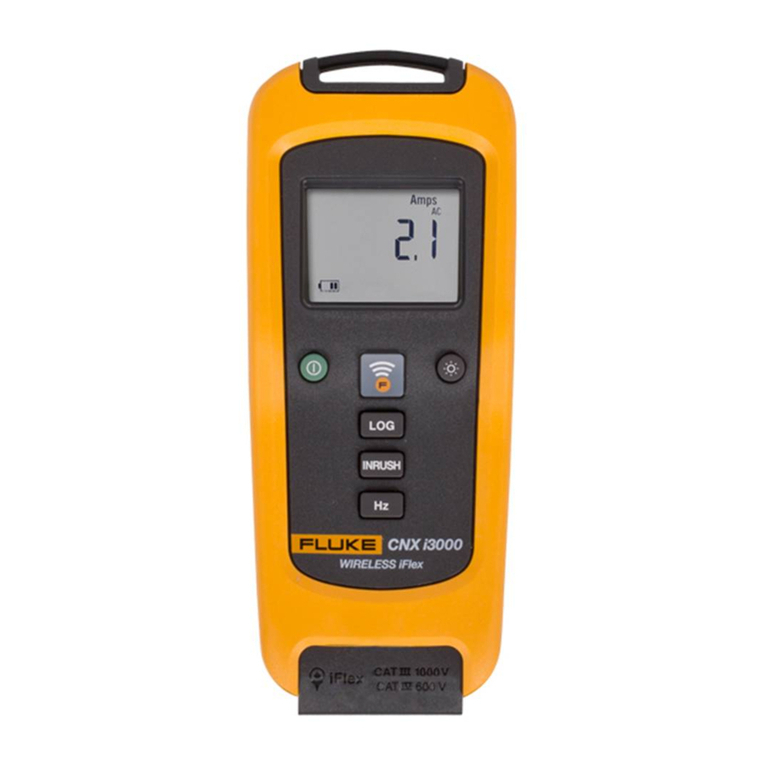 Fluke CNX i3000 Use and care manual Fluke CNX i3000 Use and care manual