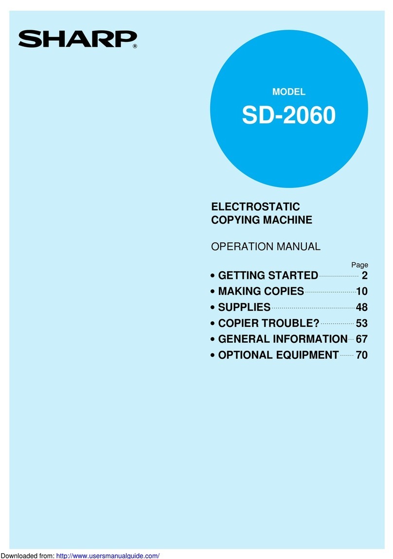 Sharp SD-2060 User manual
