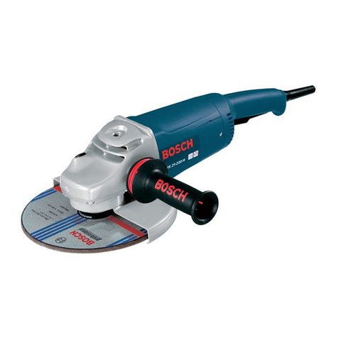 Bosch GWS 18 U operating instructions