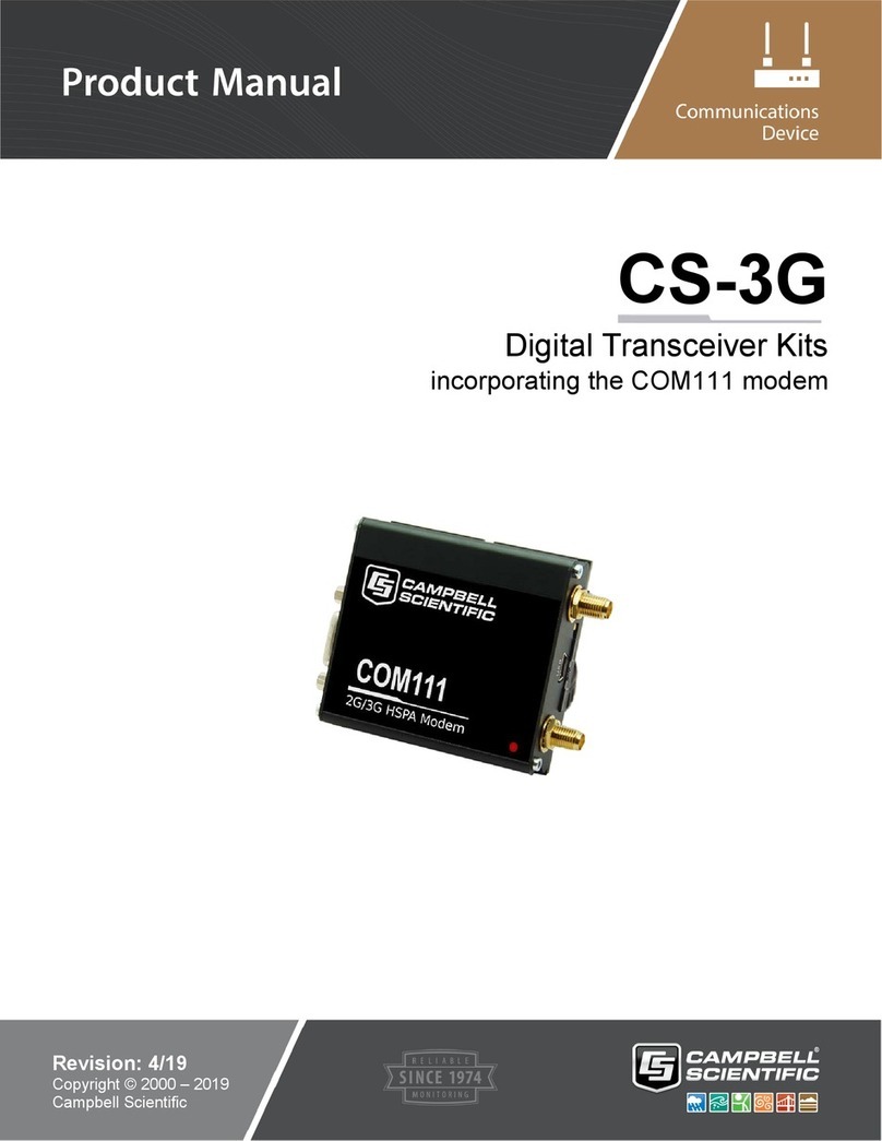 Campbell CS-3G product manual