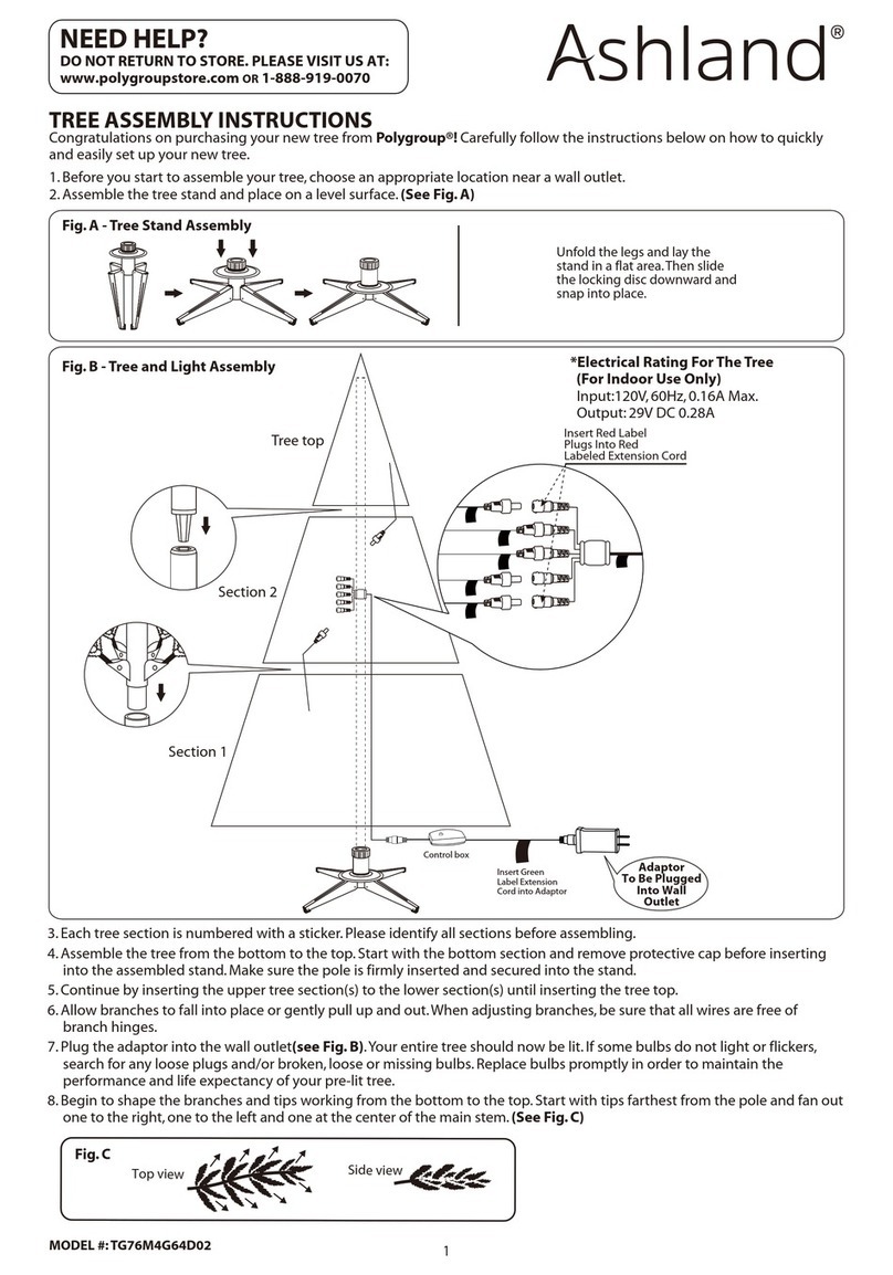Polygroup Ashland TG76M4G64D02 User manual