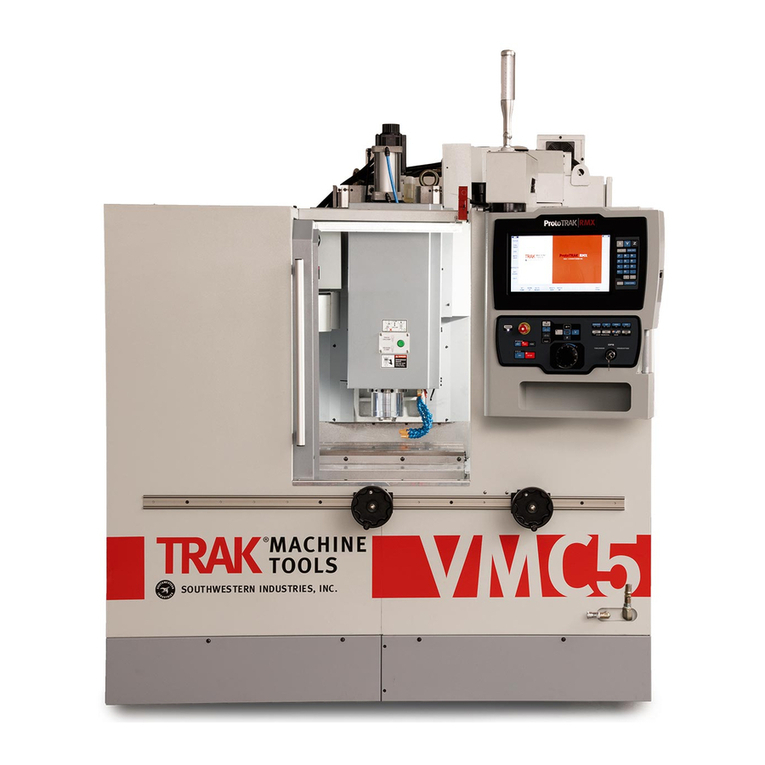 TRAK VMC5 Safety, Installation, Maintenance, Service and Parts List TRAK VMC5 Safety, Installation, Maintenance, Service and Parts List