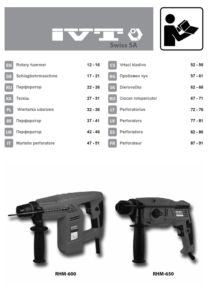 IVT RHM-600 User manual