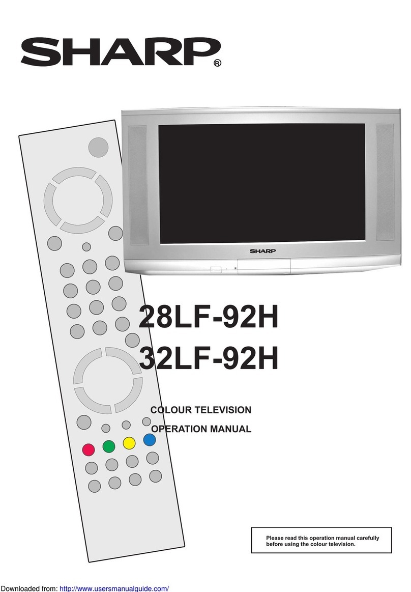 Sharp 28LF-92H User manual