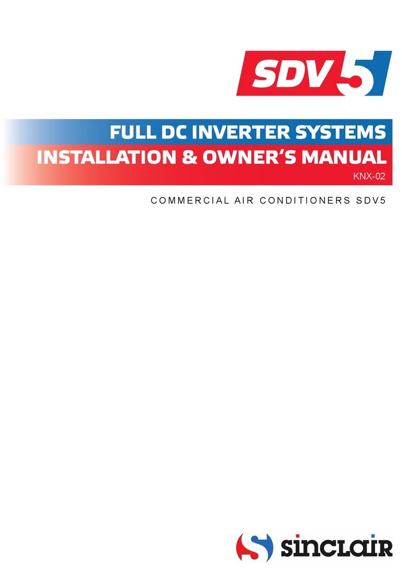 Sinclair KNX-02 Installation & owner's manual