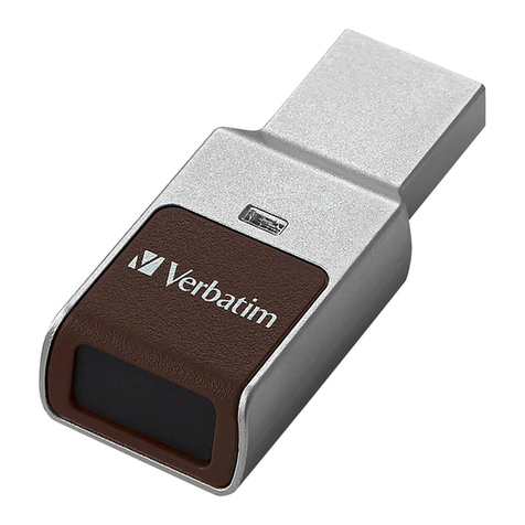 Verbatim Fingerprint Secure USB Drive User manual