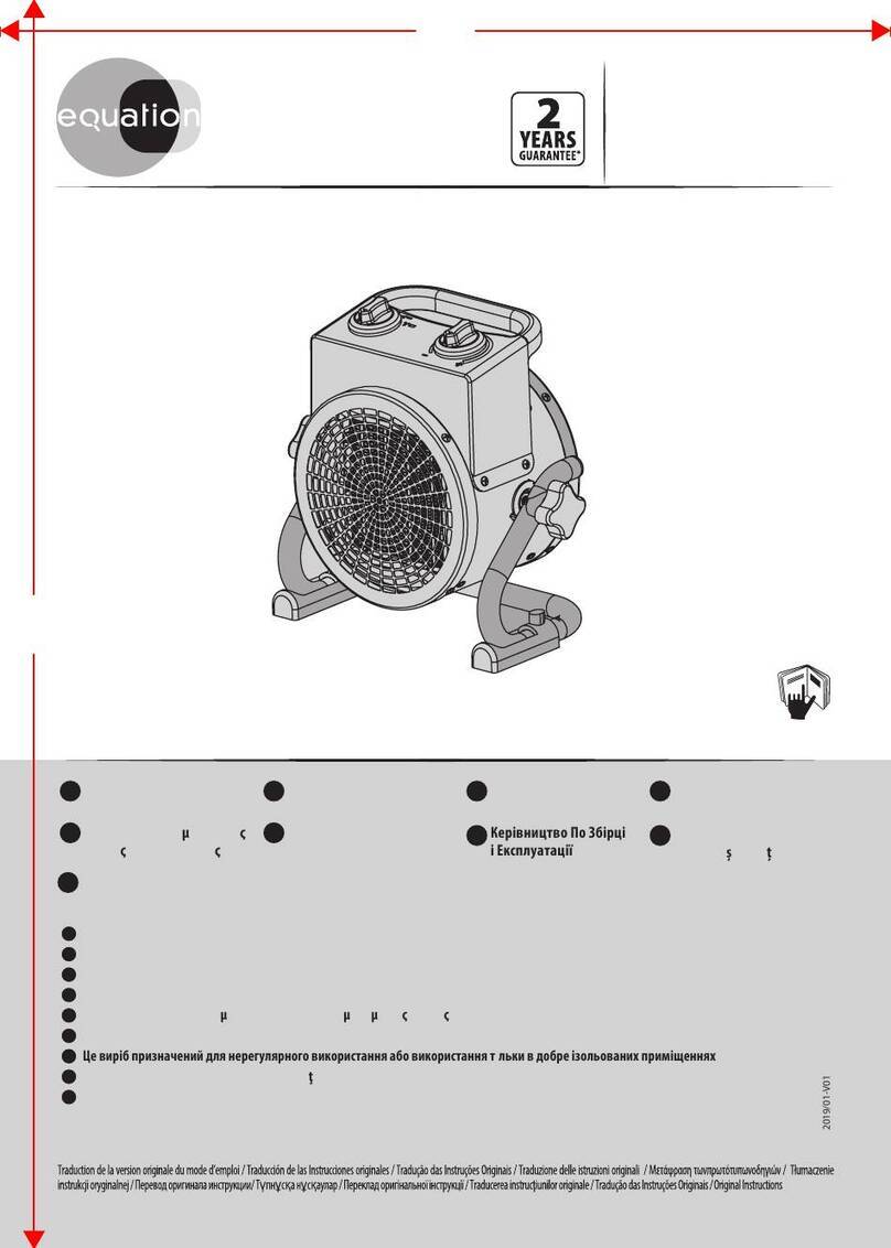 EQUATION PF01D-G Assembly, Use, Maintenance Manual