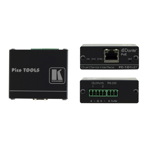 Kramer FC-101Net quick start guide