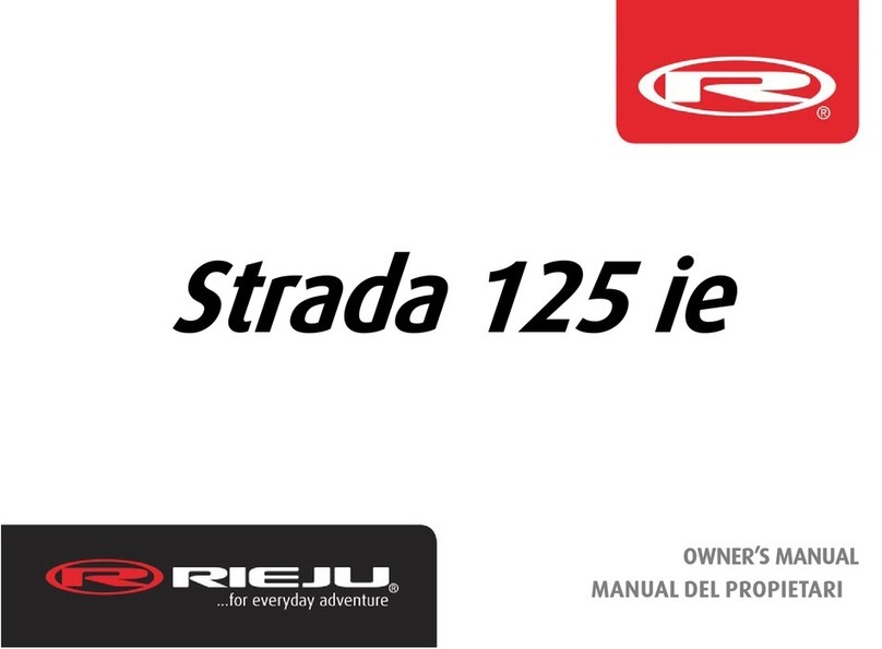 RIEJU Strada 125 ie User manual