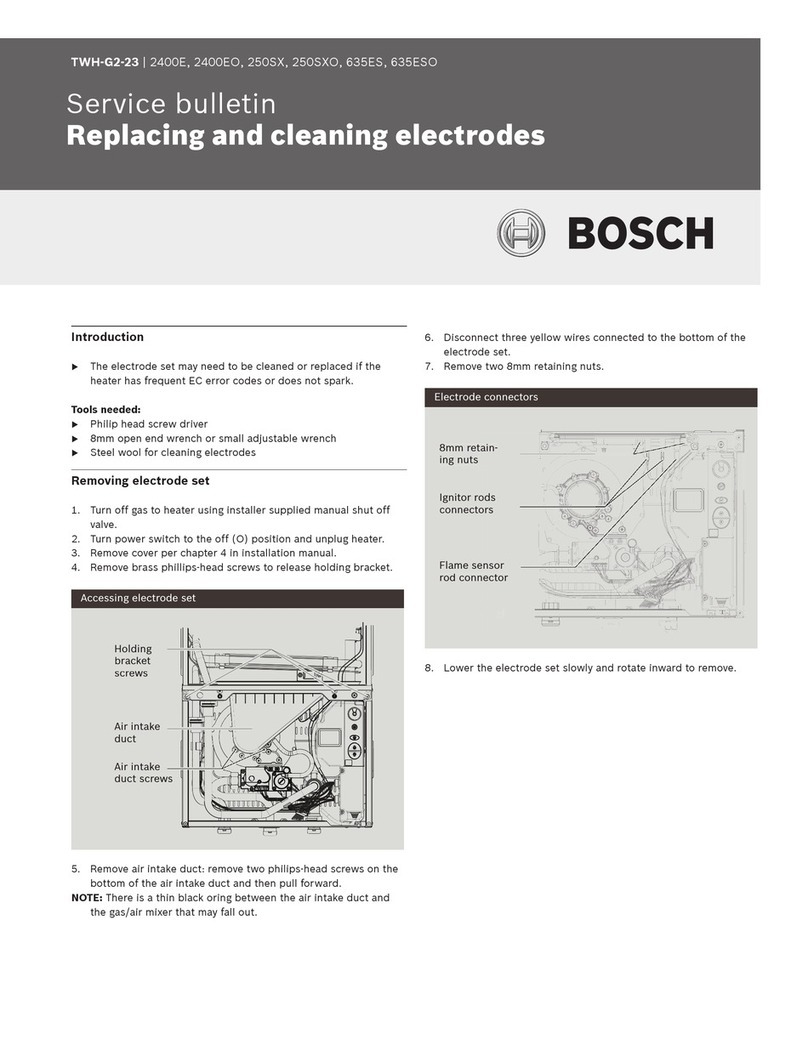 Bosch 2400E Service bulletin