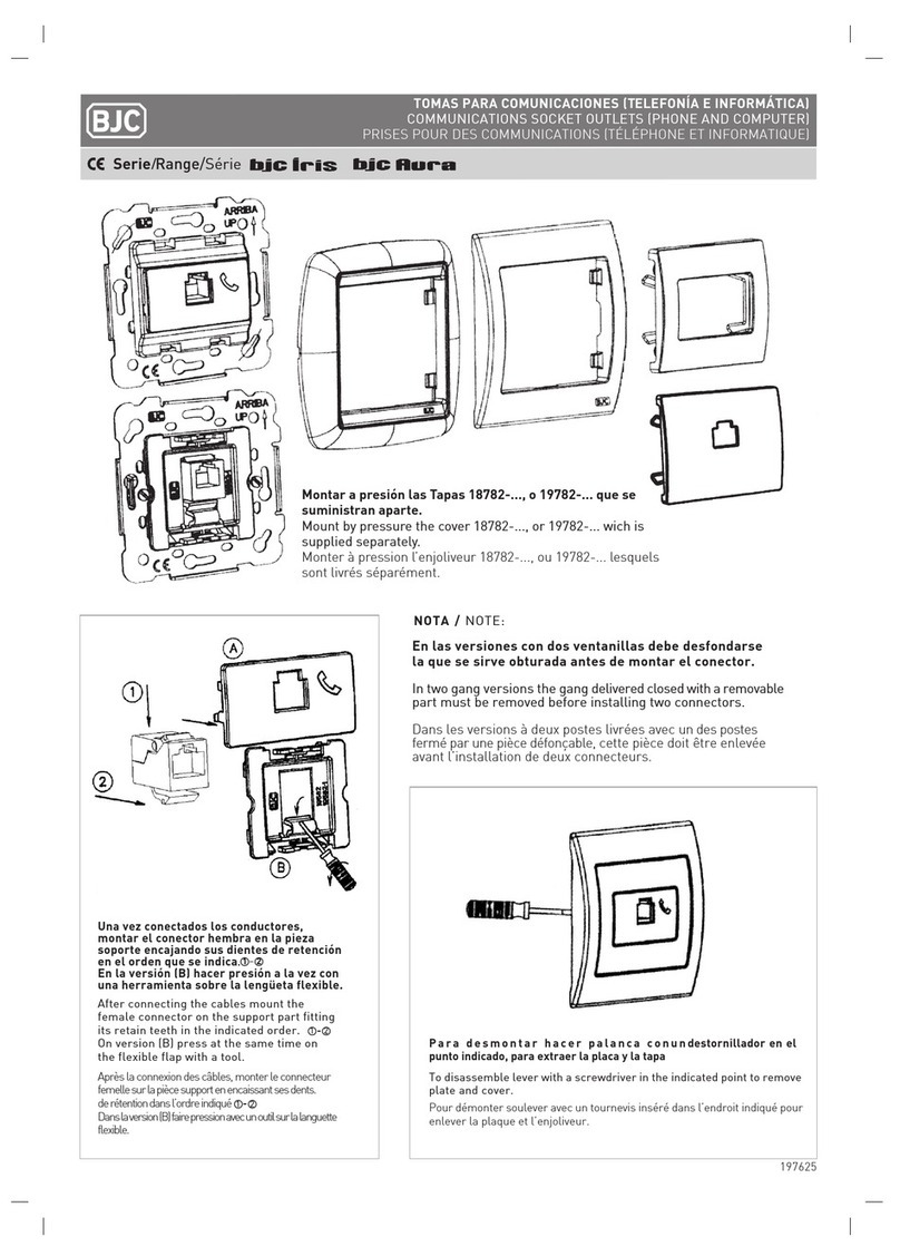 BJC Iris Series User manual