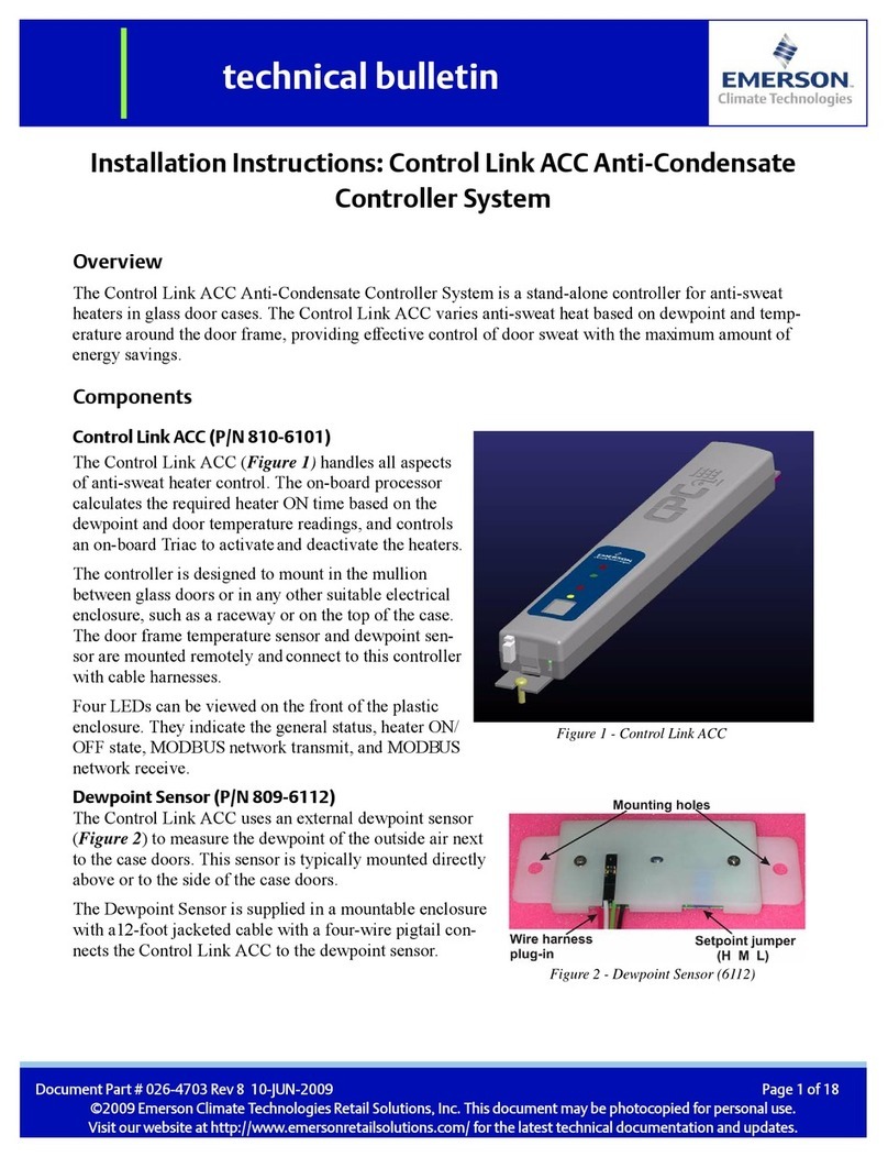 Emerson Control Link ACC Service manual