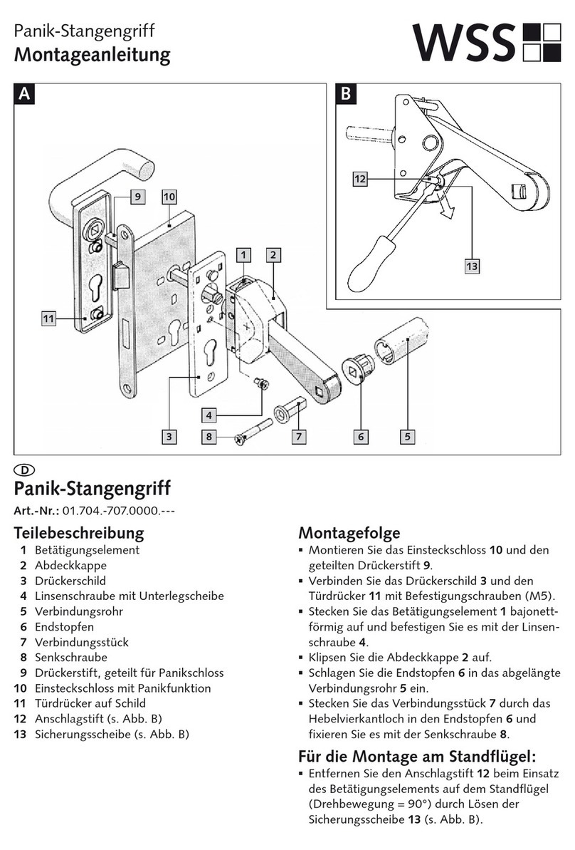 WSS 01.704.-707.0000 Series Assembly instruction