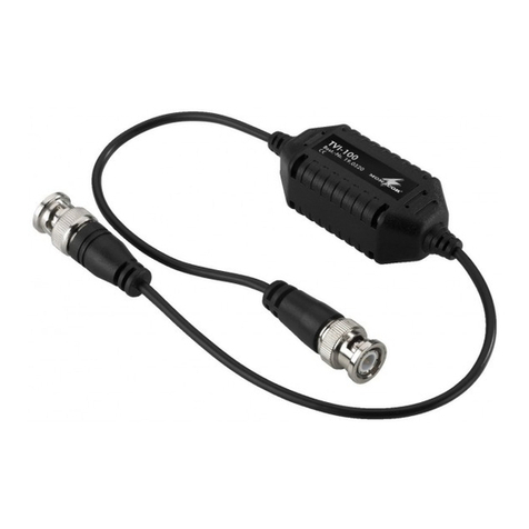 Monacor Security TVI-100 User manual