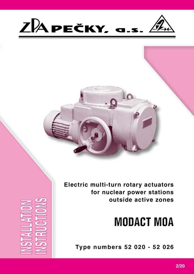 ZPA Pecky, a.s. MODACT MOA User manual