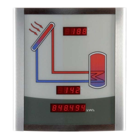 Caleffi solar isolar Smart Display SD3 Mounting Connection