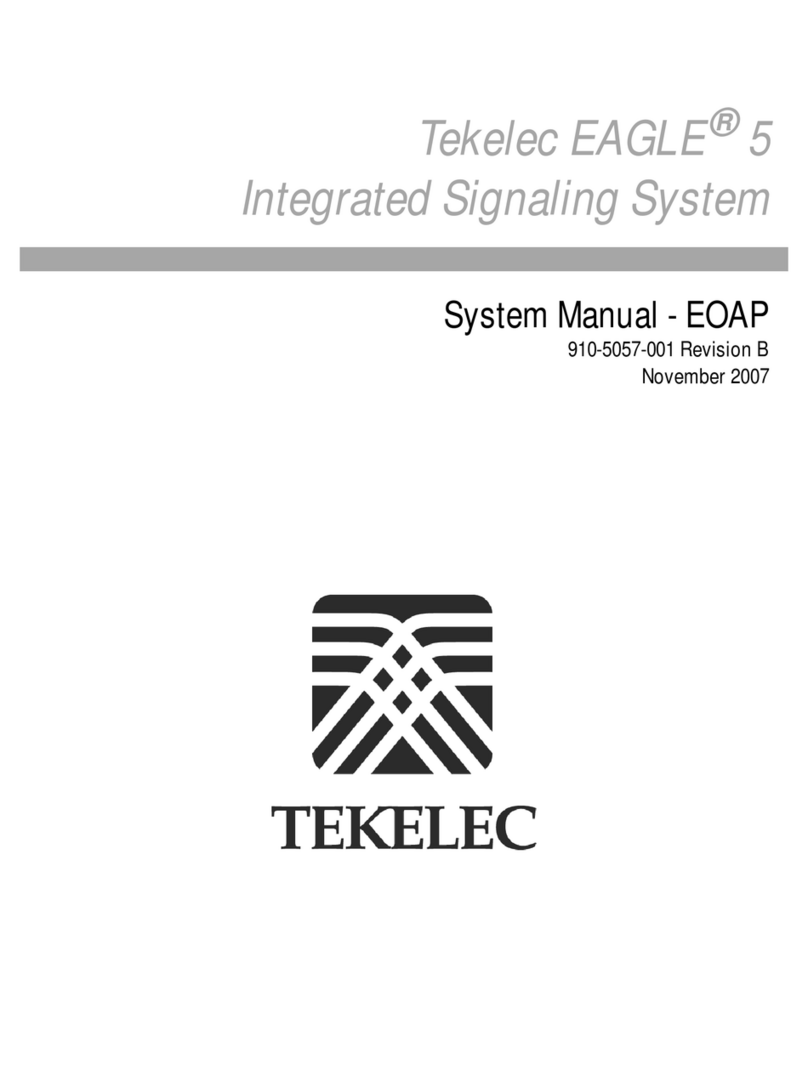 Tekelec EAGLE 5 System manual